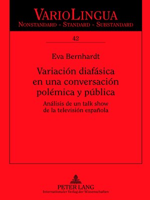 cover image of Variación diafásica en una conversación polémica y pública